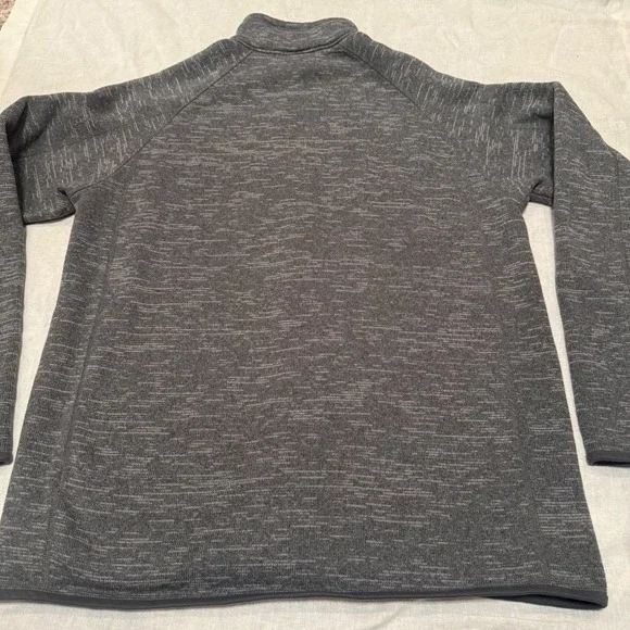 Patagonia Men's Gray Better Sweater Quarter Zip Fleece Pullover Sweatshirt Large - Picture 3 of 5